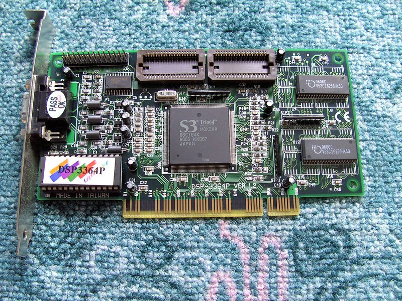 S3 Trio 64 PCI - detailně