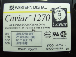 Western Digital Caviar AC1270F - for http://vseohw.net by $uch@rC 